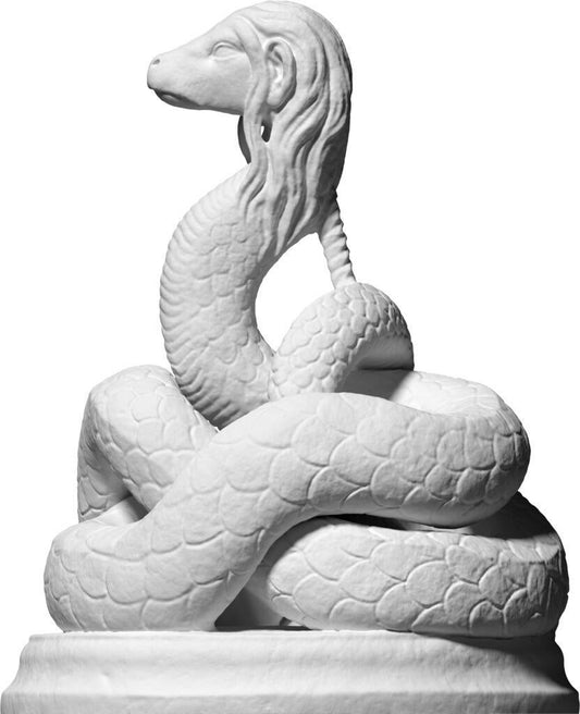 The Glycon Snake God Statue | Roman Cult Art | Constanța Museum | 12k Resin or Marble composite PLA
