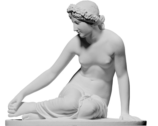 Salmacis Nymph Statue | Ovid's Metamorphoses Myth | François-Joseph Bosio | 12k Resin or Marble composite PLA