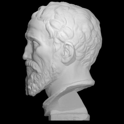 Michelangelo Bust | The Divine Artist Statue | Renaissance Master | 12k Resin or Marble composite PLA
