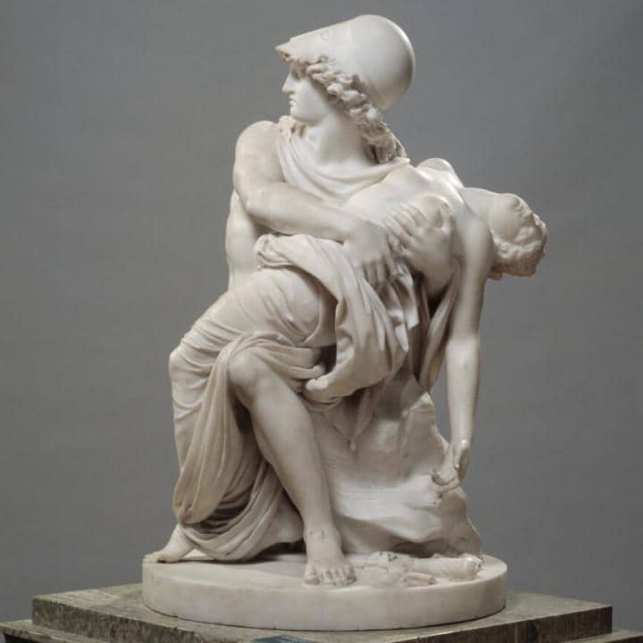 Mars and Venus Statue by Canova | Love Conquers War | Mythology Art | 12k Resin or Marble composite PLA