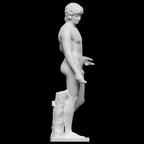 Antinous Farnese Statue | Favorite of Emperor Hadrian | Roman Art | 12k Resin or Marble composite PLA