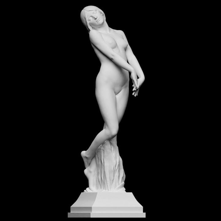 The Mist (Dimman) Statue by Gustaf Wallenberg | Art Nouveau Sculpture | 12k Resin or Marble composite PLA
