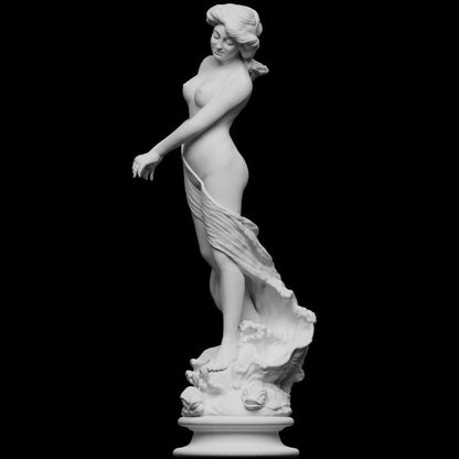 The Birth of Venus Statue | Botticelli's Masterpiece in 3D | Renaissance Art | 12k Resin or Marble composite PLA