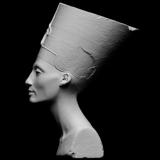 Nefertiti Bust Replica - Neues Museum | Egyptian Queen Statue | Ancient Egypt Home Decor | 12k Resin or Marble composite