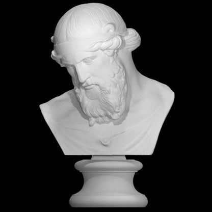 Dionysus Bust - Greek God of Wine | Mythology Home Decor | Classic Roman Art Statue | 12k Resin or Marble composite