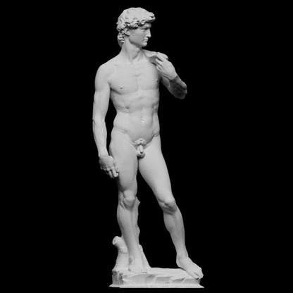Michelangelo's David Statue | Full Body Florence Replica | Renaissance Art Home Decor | 12k Resin or Marble composite
