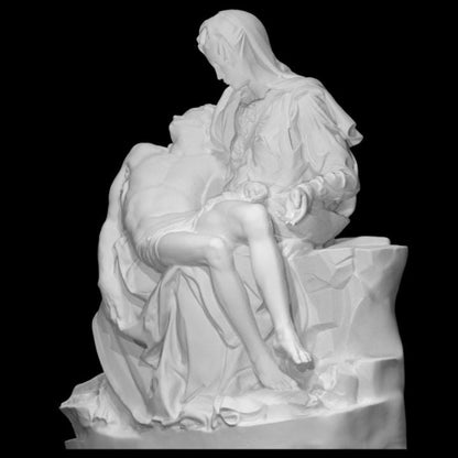 La Pietà Statue by Michelangelo | Vatican Art Replica | Christian Religious Home Decor | 12k Resin or Marble composite