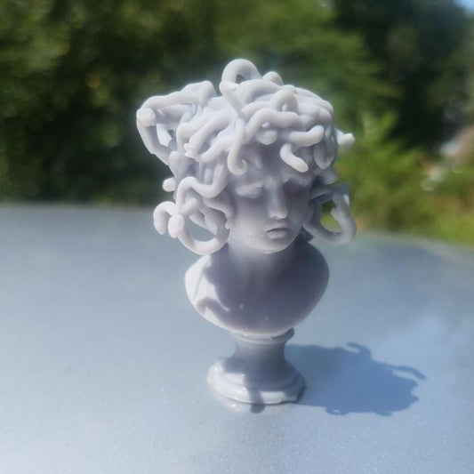 Medusa Bust by Bernini | Musei Capitolini Replica | Baroque Art Statue | 12k Resin or Marble composite