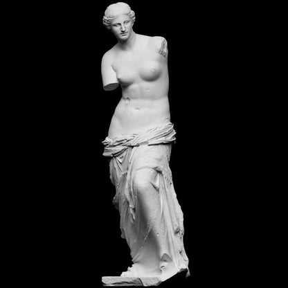 Venus de Milo Statue | Aphrodite of Milos | Louvre Museum Art Replica | 12k Resin or Marble composite
