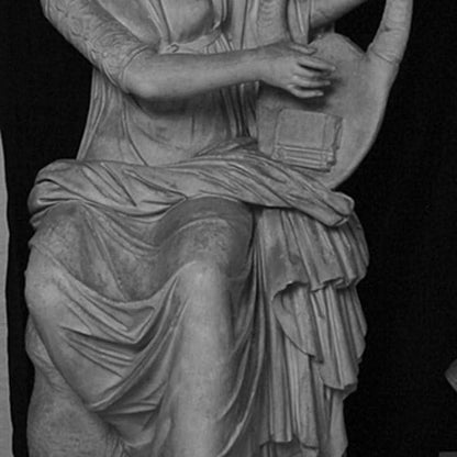 Terpsichore Statue | Greek Muse of Dance | Vatican Museum Replica | 12k Resin or Marble composite