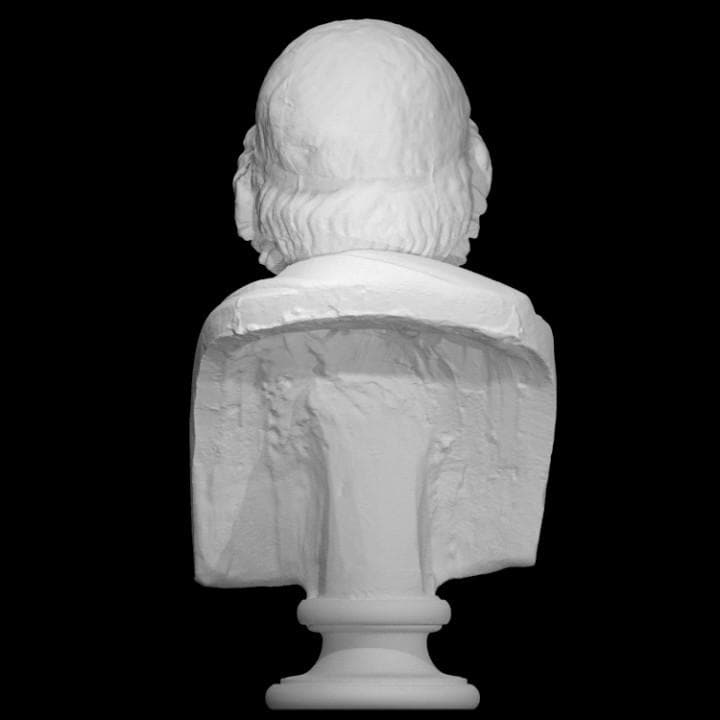 Bust of Homer | Blind Greek Poet | Iliad & Odyssey Author | 12k Resin or Marble composite