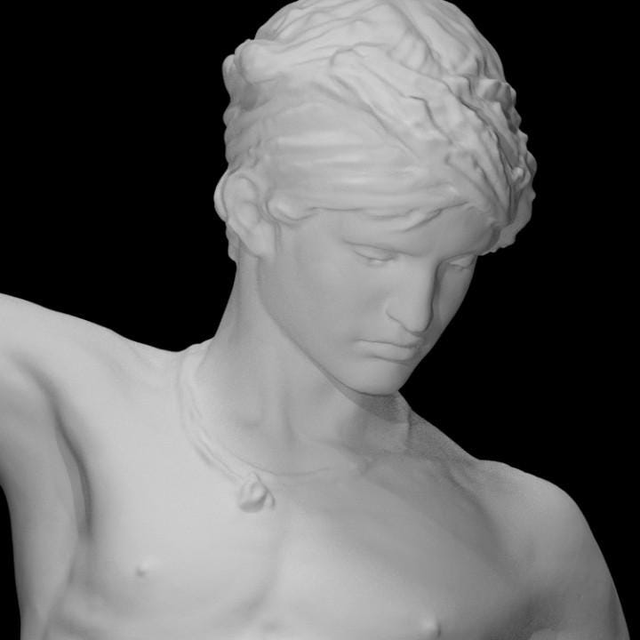 David Vanquishing Goliath Statue | Biblical Hero | Renaissance Art | 12k Resin or Marble composite PLA