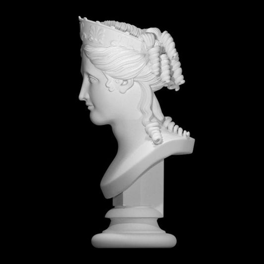 Bust of Peace by Canova | Neoclassical Allegory Statue | Serenity Art | 12k Resin or Marble composite PLA