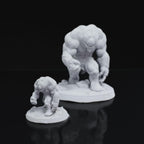 12K Resin Brain Golem Miniature: D&D Boss Monster, Unpainted