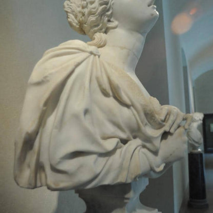 The Dying Cleopatra Bust | Queen of Egypt's Death Statue | Roman History | 12k Resin or Marble composite PLA