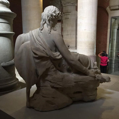 Velleda the Seeress Statue | Barbarian Prophetess | Laurent Marqueste | 12k Resin or Marble composite PLA