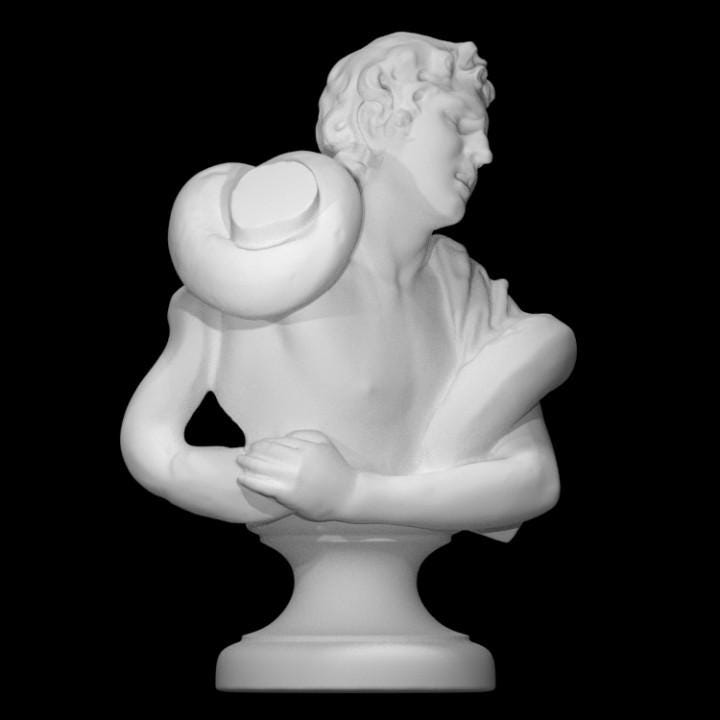 Apollo Thymbraeus Bust | The Trojan Apollo | Greek God Statue | 12k Resin or Marble composite PLA