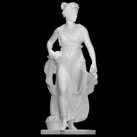 Dancing Girl Statue by Thorvaldsen | Danish Neoclassical Art | Dancer Figure | 12k Resin or Marble composite PLA
