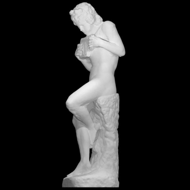 Daphnis the Shepherd Statue | Greek Pastoral Poet | Mythology Art | 12k Resin or Marble composite PLA