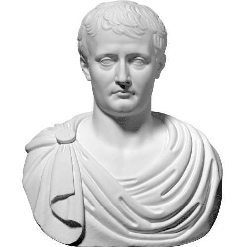 Napoleon as Roman Emperor Bust | Napoléon Ier | French Empire Art | 12k Resin or Marble composite PLA