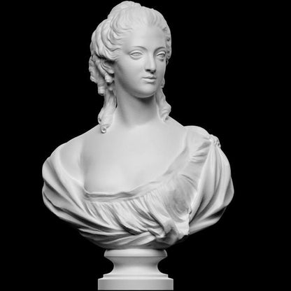 Madame Victoire Bust | French Princess of Versailles | 18th Century Rococo | 12k Resin or Marble composite PLA