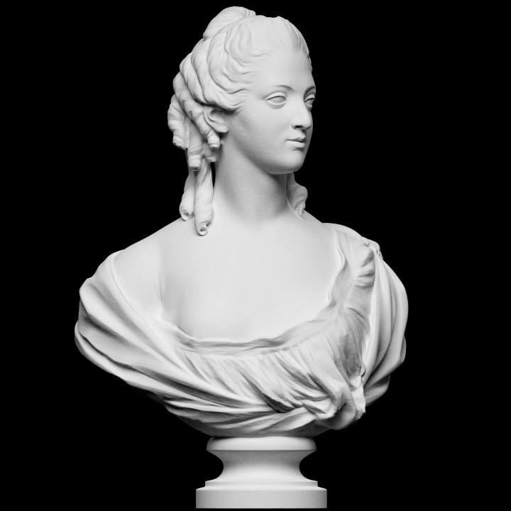 Madame Victoire Bust | French Princess of Versailles | 18th Century Rococo | 12k Resin or Marble composite PLA