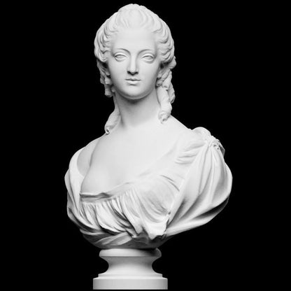 Madame Victoire Bust | French Princess of Versailles | 18th Century Rococo | 12k Resin or Marble composite PLA