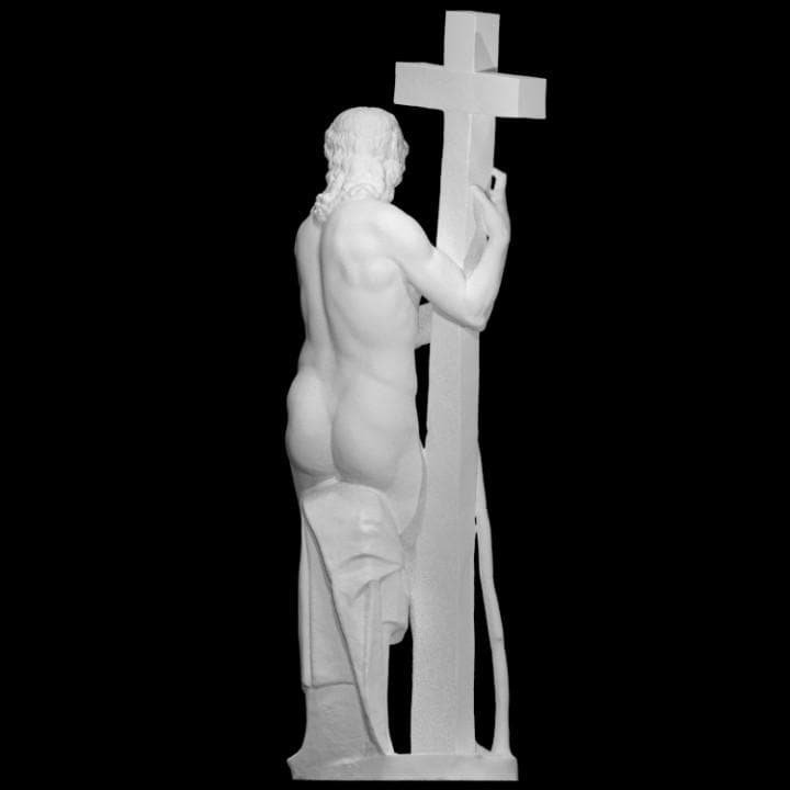 Risen Christ Statue by Michelangelo | The Redeemer | Christian Art | 12k Resin or Marble composite PLA