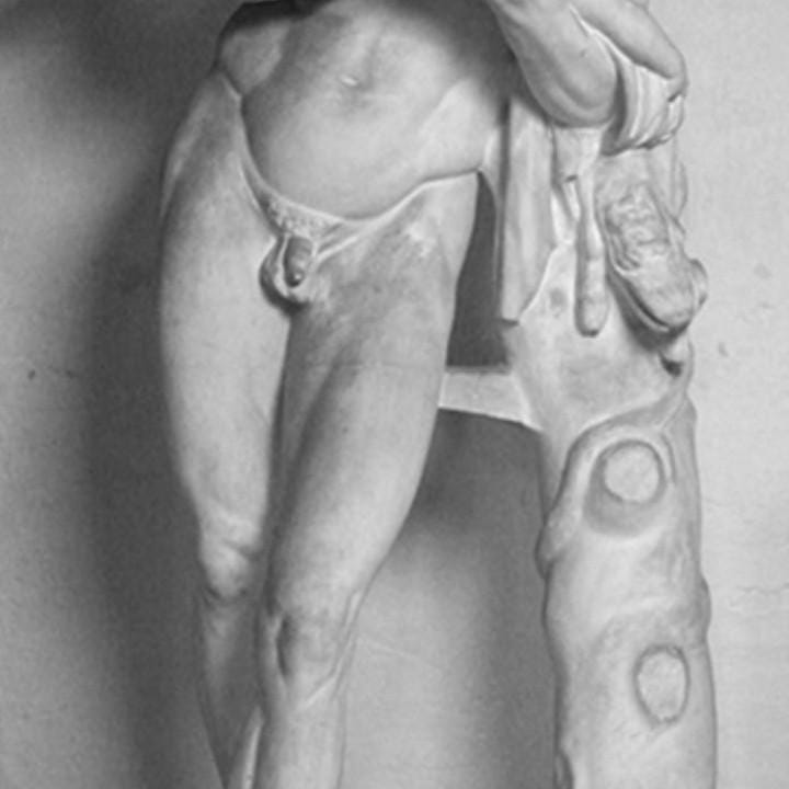 Silenus with Infant Bacchus Statue | Tutor of Dionysus | Greek Mythology | 12k Resin or Marble composite PLA