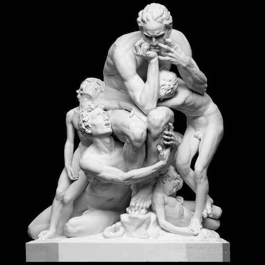 Ugolino and His Sons Statue | Dante's Inferno | Jean-Baptiste Carpeaux | 12k Resin or Marble composite PLA