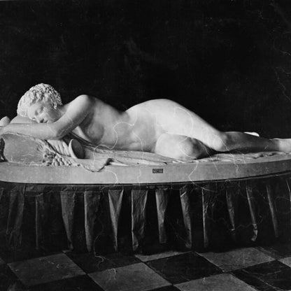 Sleeping Bacchante Statue | Follower of Dionysus | Roman Mythology Art | 12k Resin or Marble composite PLA