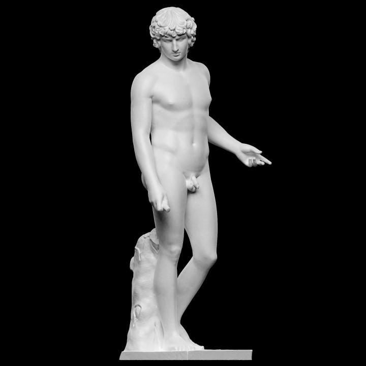 Antinous Farnese Statue | Favorite of Emperor Hadrian | Roman Art | 12k Resin or Marble composite PLA
