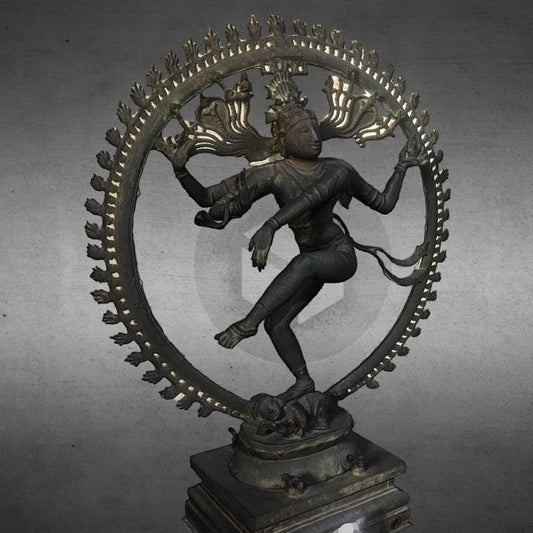Shiva Nataraja Statue | Lord of the Dance | Hindu God of Creation | 12k Resin