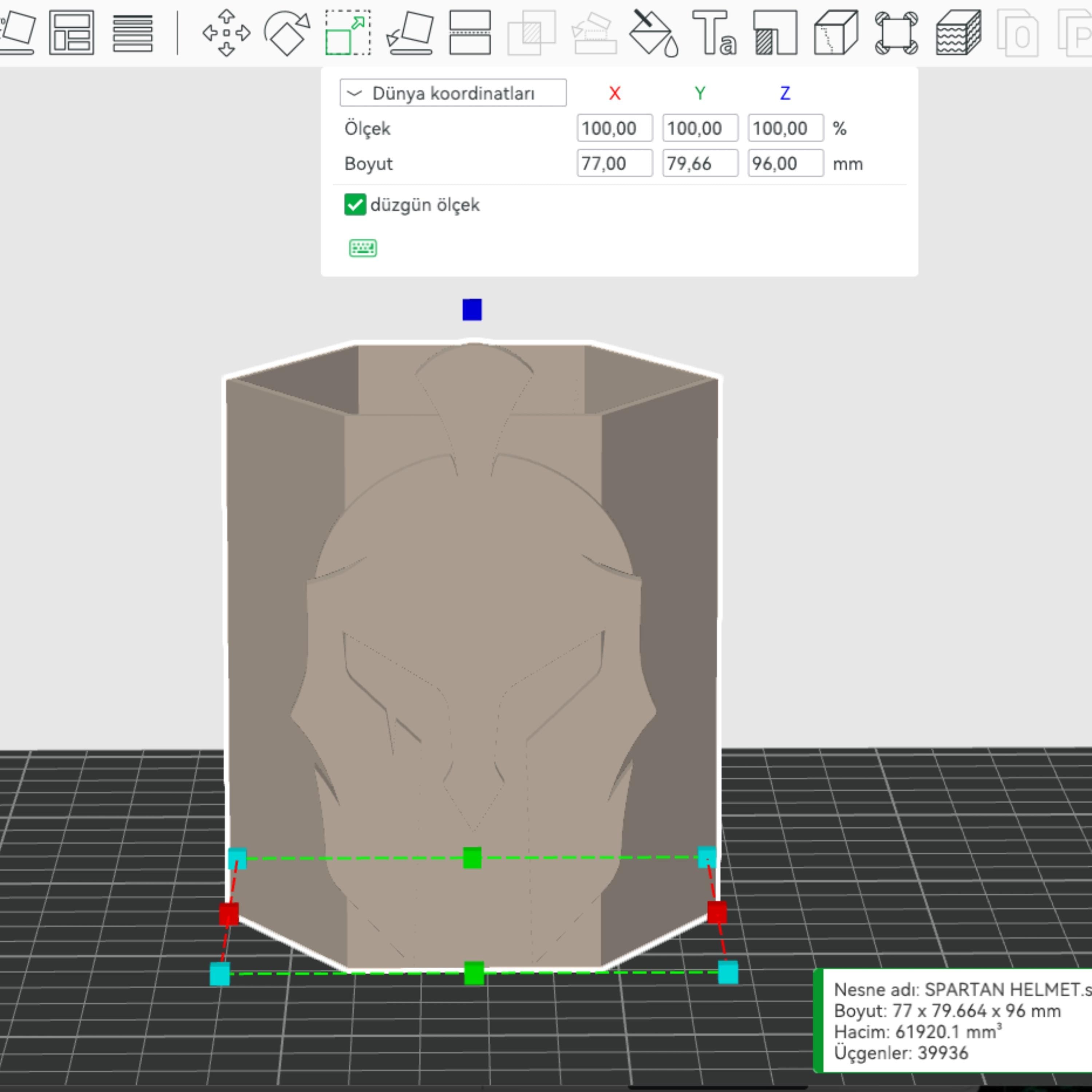 3D Printed Spartan Helmet Pencil Holder: Ancient Greek Desk Organizer