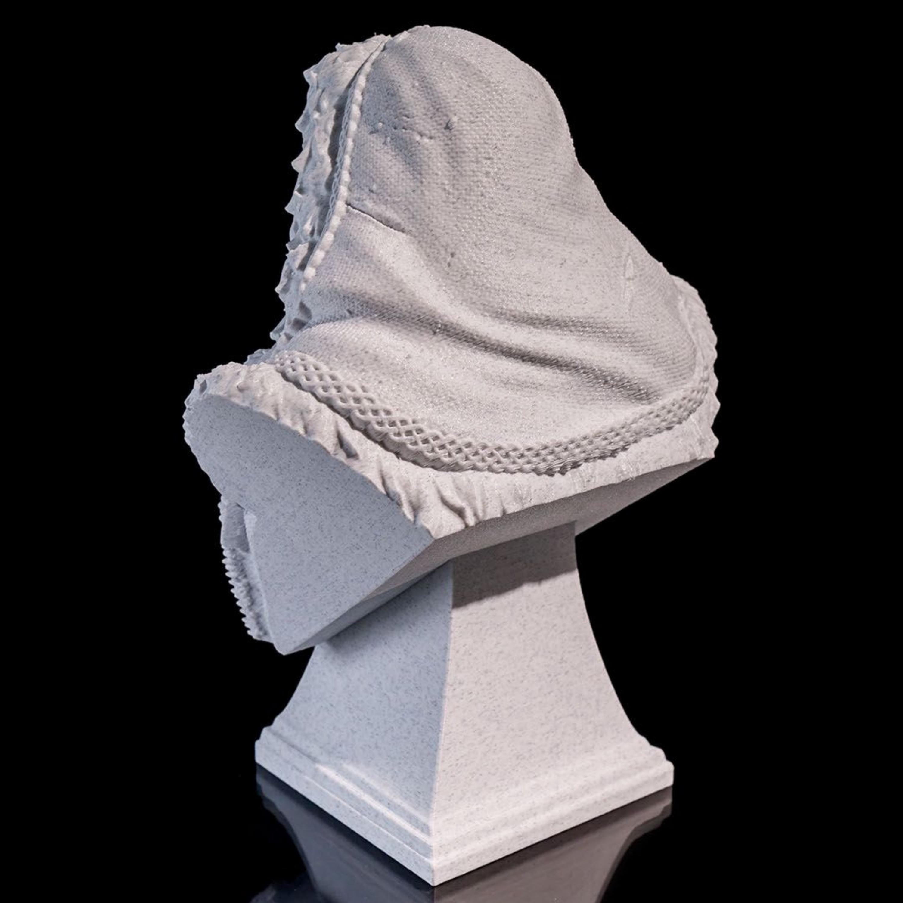 3D Printed Nordic Santa Bust: PLA Holiday Sculpture (STLFLIX Design)