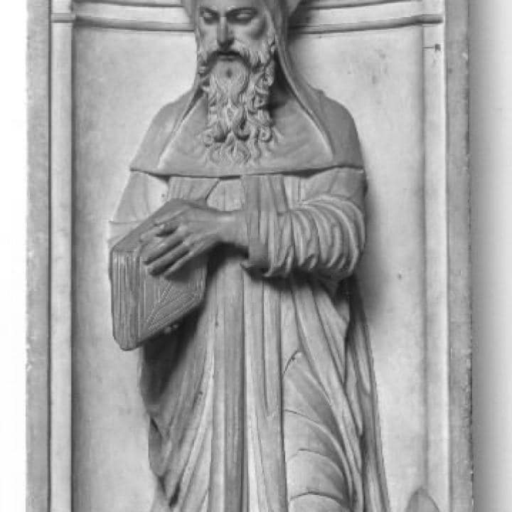 St. Jerome Statue | The Holy Hieronymus | Christian Scholar Art | 12k Resin or Marble composite PLA