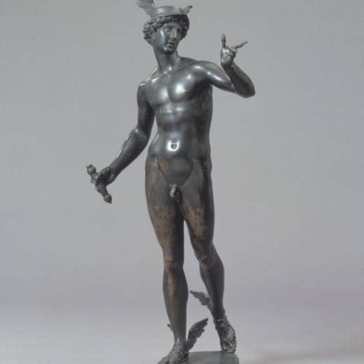Flying Mercury Statue by Giambologna | Messenger of the Gods | Renaissance Art | 12k Resin or Marble composite PLA
