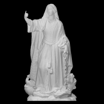 Virgin Mary of Tournai Statue | Saint-Quentin Church | Gothic Art Replica | 12k Resin or Marble composite PLA