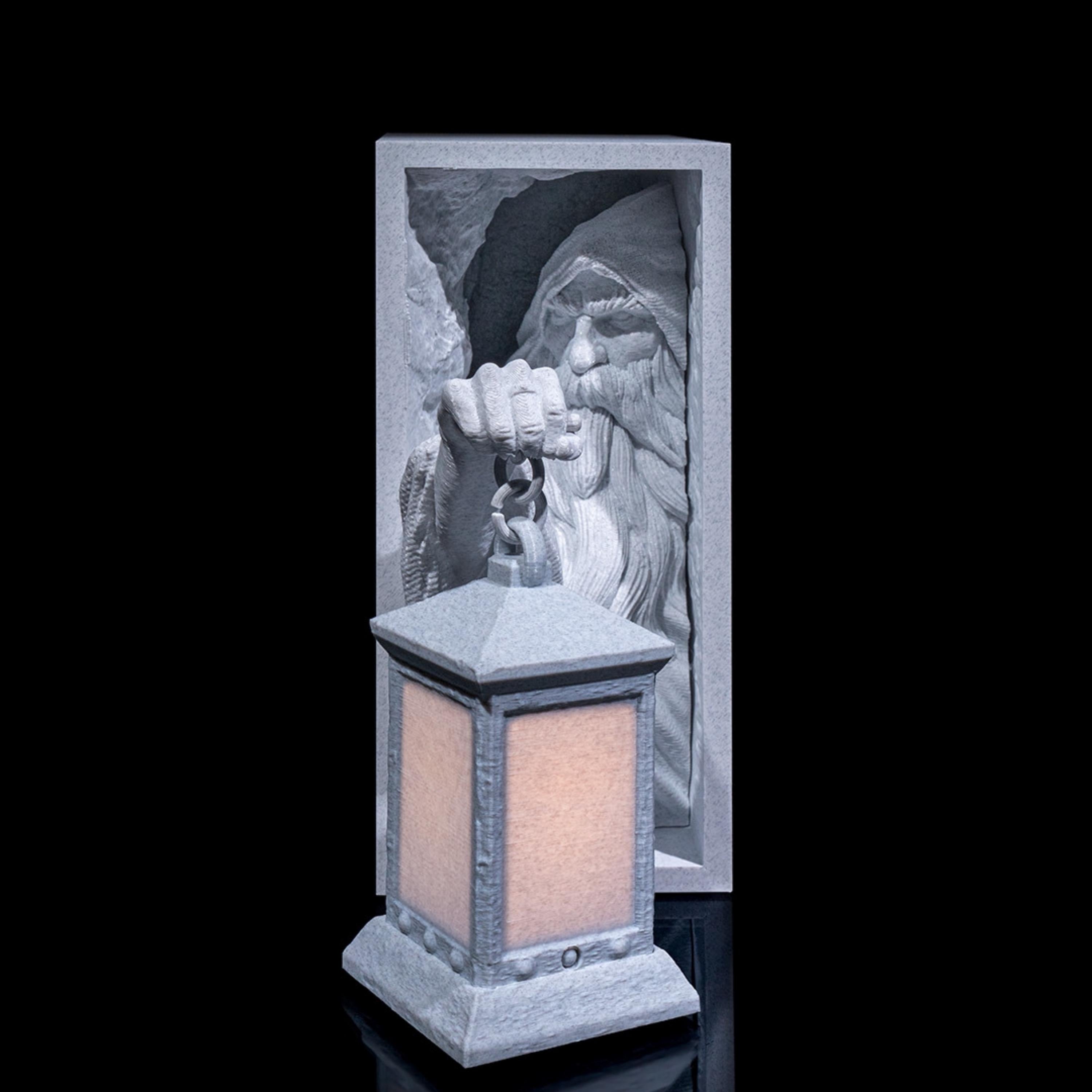 3D Printed Wizard Book Nook: Gothic Library Bookshelf Insert