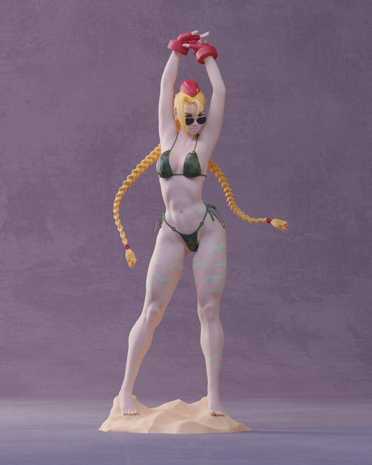 Cammy Bikini Resin Figure Handmade Hand Painted Collectible 1/4 1/6 Scale 16K