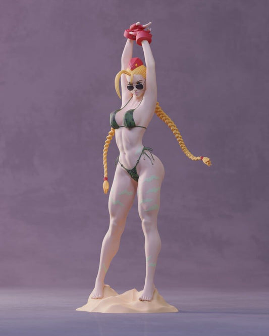 Cammy Bikini Resin Figure Handmade Hand Painted Collectible 1/4 1/6 Scale 16K
