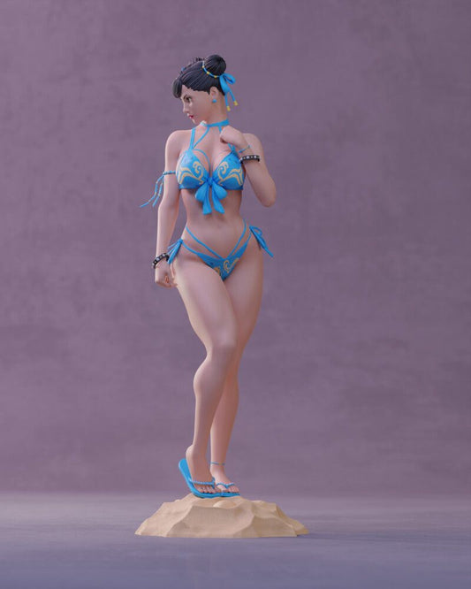 Chun-Li Bikini Resin Statue Handmade Hand Painted 1/4 1/6 Scale Collectible