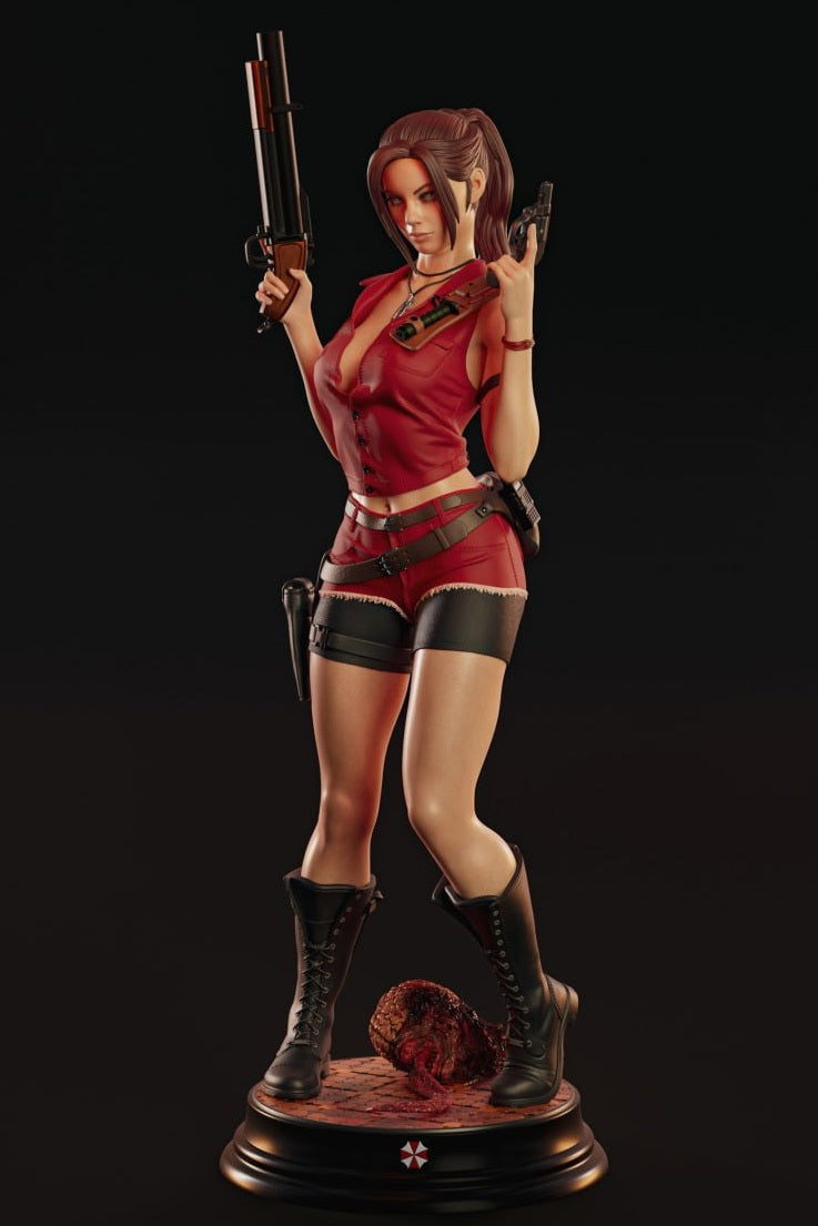 Claire Redfield Figure | 12K High-Detail | Hand-Painted or Unpainted | Multiple Sizes