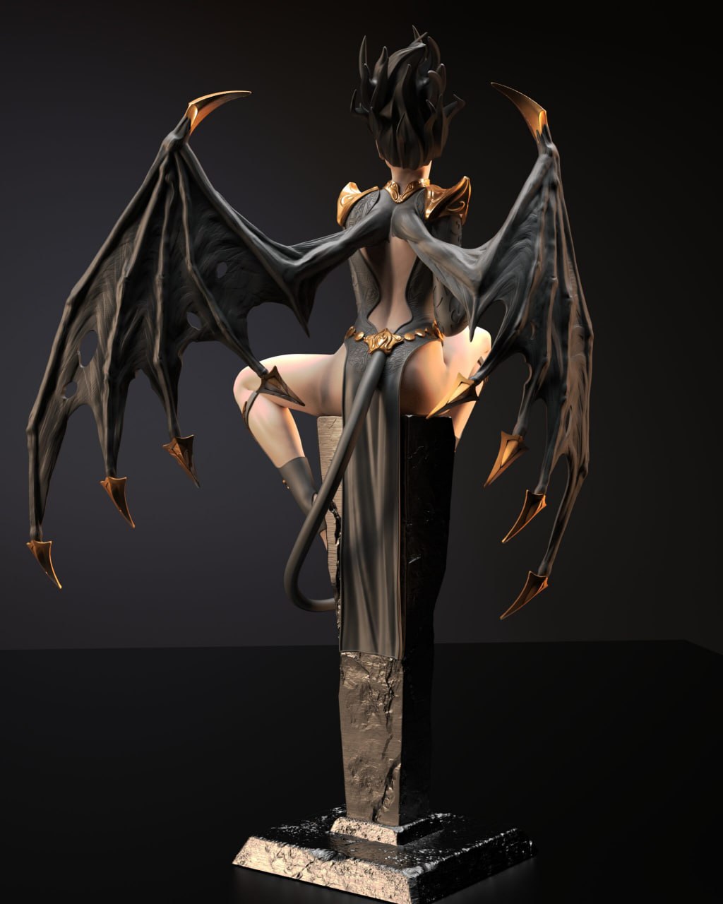 1-18 Scale Mizora Statue -12K Resin Figure - Unpainted