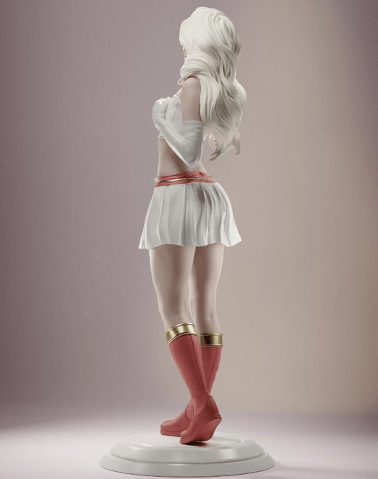 Super Girl – 1–12 Hand Painted | Unique Handmade Art | Demountable | Collectible Figure