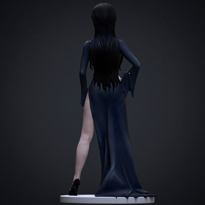 Elvira 12K Resin Figur - Maßstab 1/6, handbemalt Nsfw oder Sfw